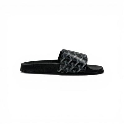 🖤✨ Goyard Pattern Slides – Monogram Luxury Edition 🔥🩴