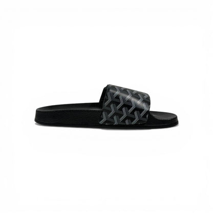 🖤✨ Goyard Pattern Slides – Monogram Luxury Edition 🔥🩴