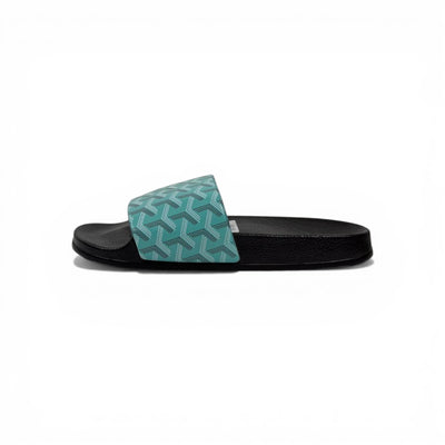 🟢✨ Goyard Pattern Slides – Mint Green Luxury Edition 💎🩴