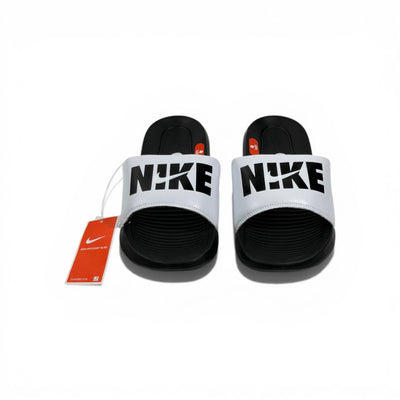 ⚪⚫ Nike Victory One Slides – White & Black Bold Edition