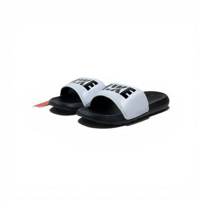⚪⚫ Nike Victory One Slides – White & Black Bold Edition