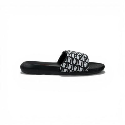 ⚫⚪ Nike All-Over Logo Slides – Streetwear Statement Edition