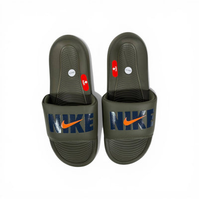 🟢 Nike Victory One Slides – Olive Green Street Edition