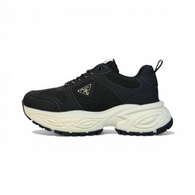 Prada Thunder Chunky Sneaker Black Ivory Edition 👟🖤✨