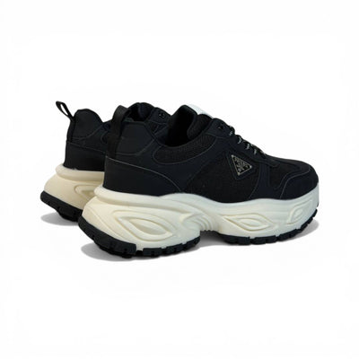 Prada Thunder Chunky Sneaker Black Ivory Edition 👟🖤✨