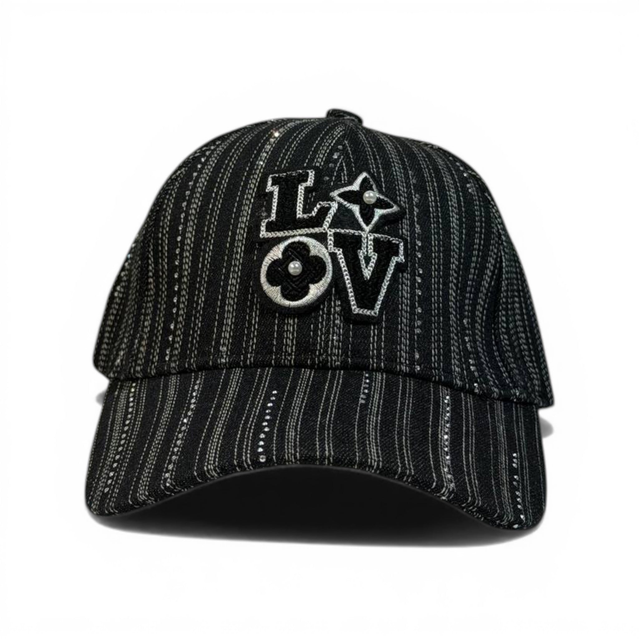 Louis Vuitton LOVE Signature Cap Black Stripe Edition 🧢🖤✨