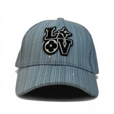 Louis Vuitton LOVE Denim Cap Sky Blue Edition 🧢💙✨