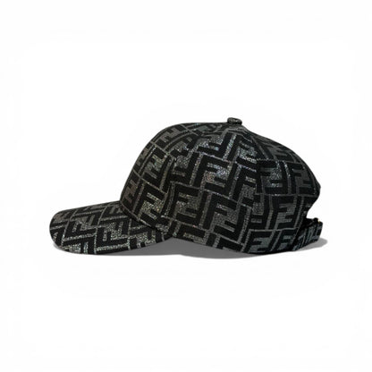 Fendi FF Monogram Cap Black Graphite Edition 🧢🖤✨