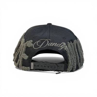 Dandy Gothic Skull Trucker Cap Washed Black Edition 🧢💀🖤🔥