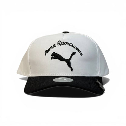 Puma Sportswear Classic Cap White Black Edition 🧢🤍🖤✨
