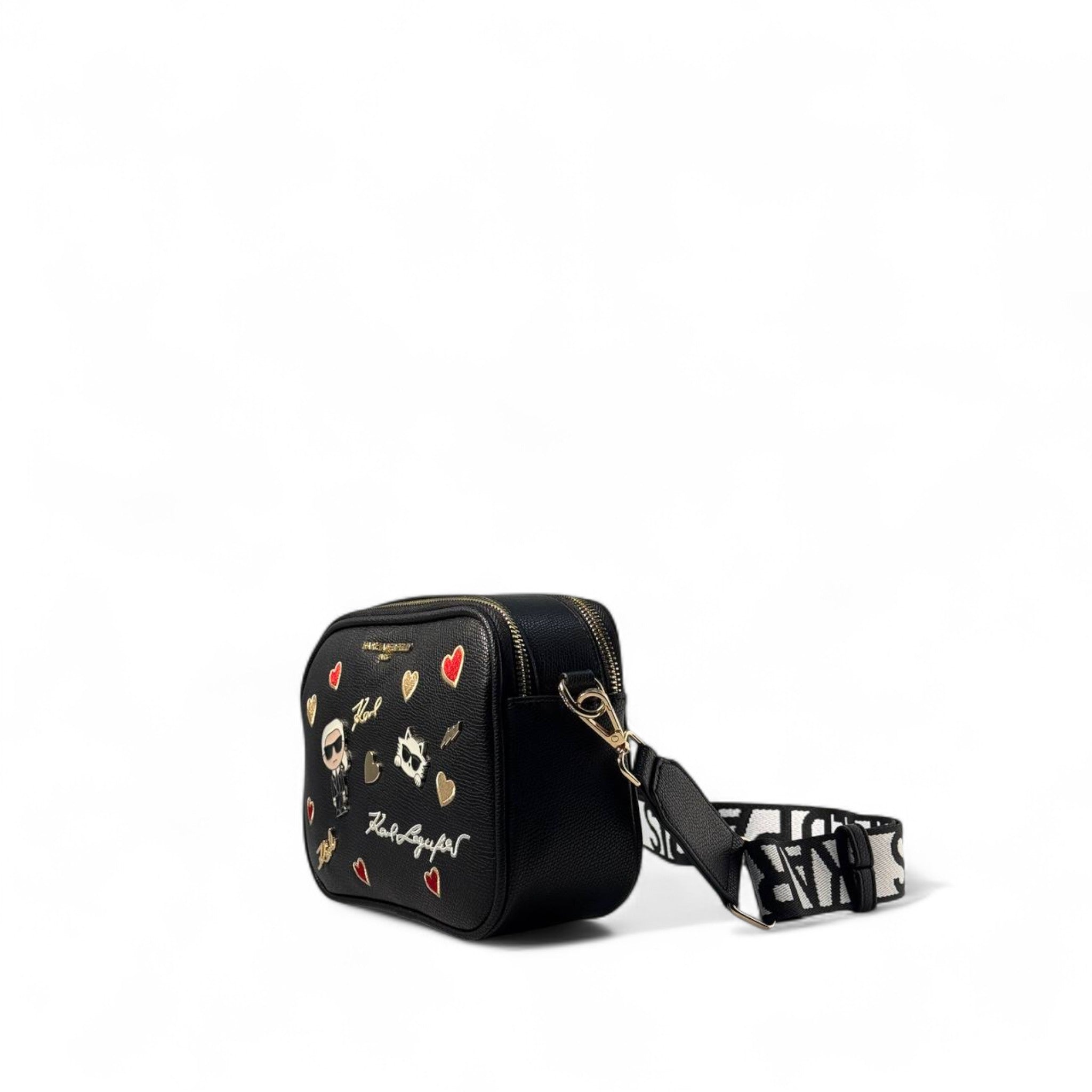 Karl Lagerfeld Black Love Icons Crossbody 🖤🐱