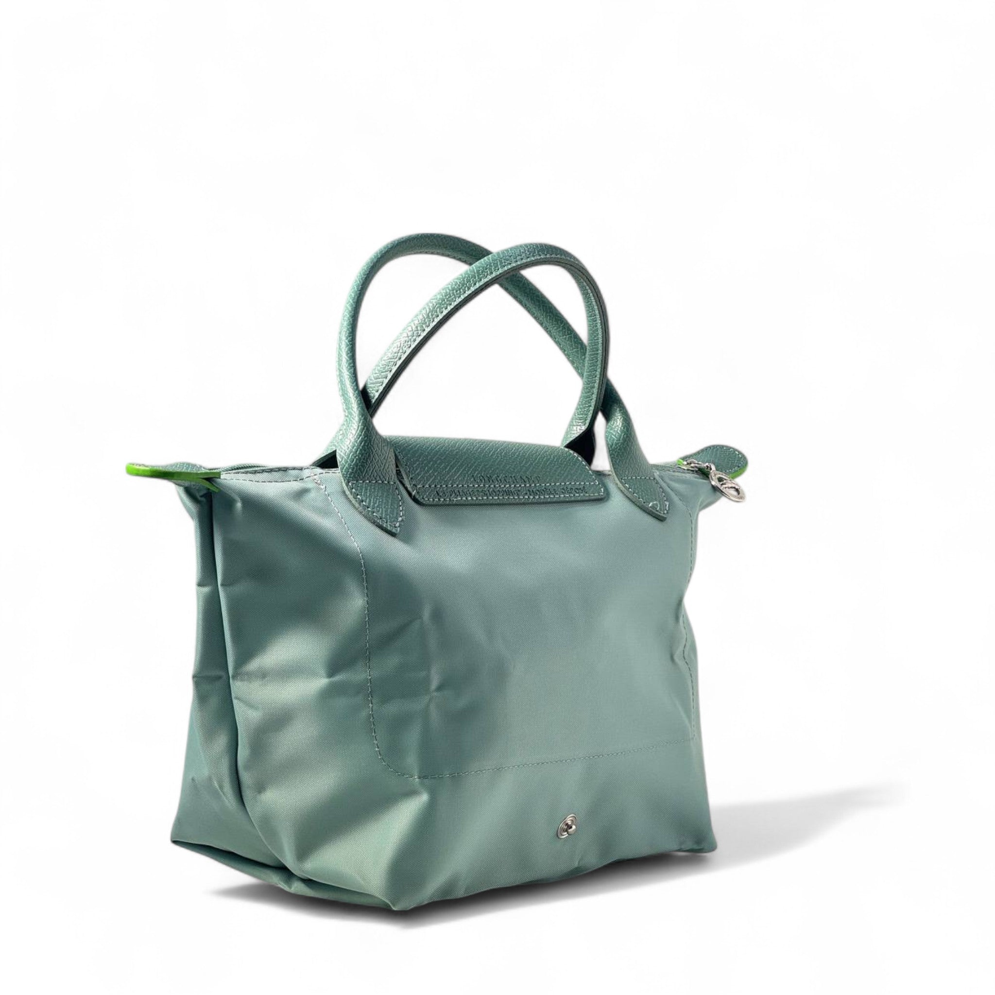 Longchamp Le Pliage Tote – Elegant Green Nylon Foldable Bag 🌿✨