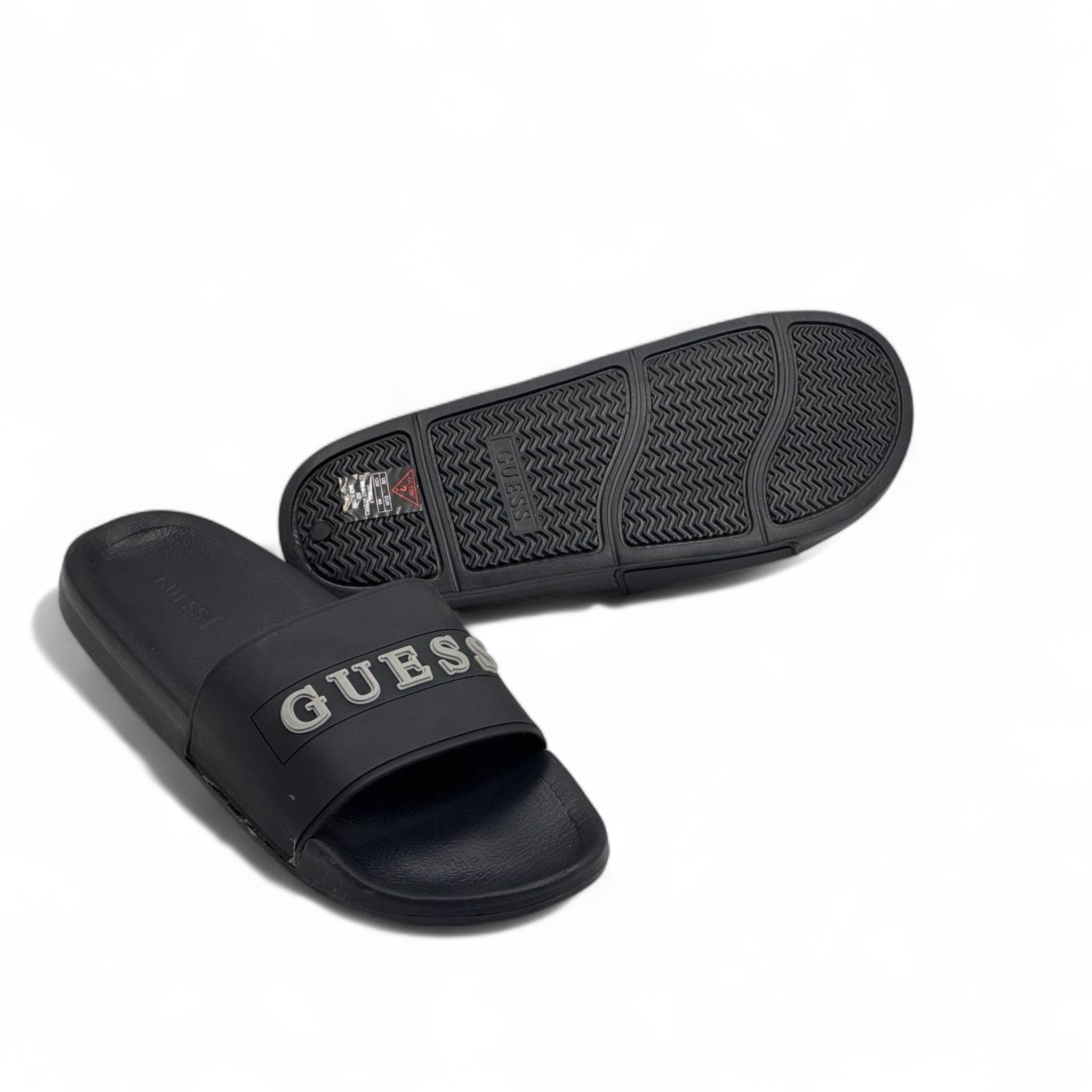 GUESS Black Logo Slides – Bold Comfort 🖤🩴