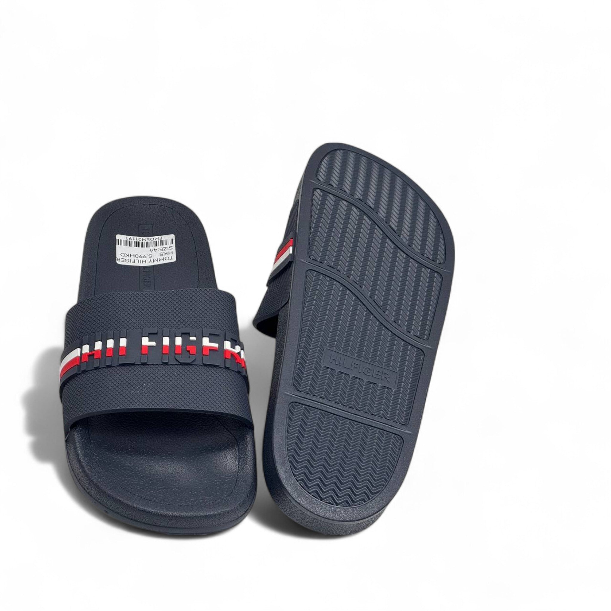 Tommy Hilfiger Navy Slides – Classic USA Vibe 🇺🇸🩴