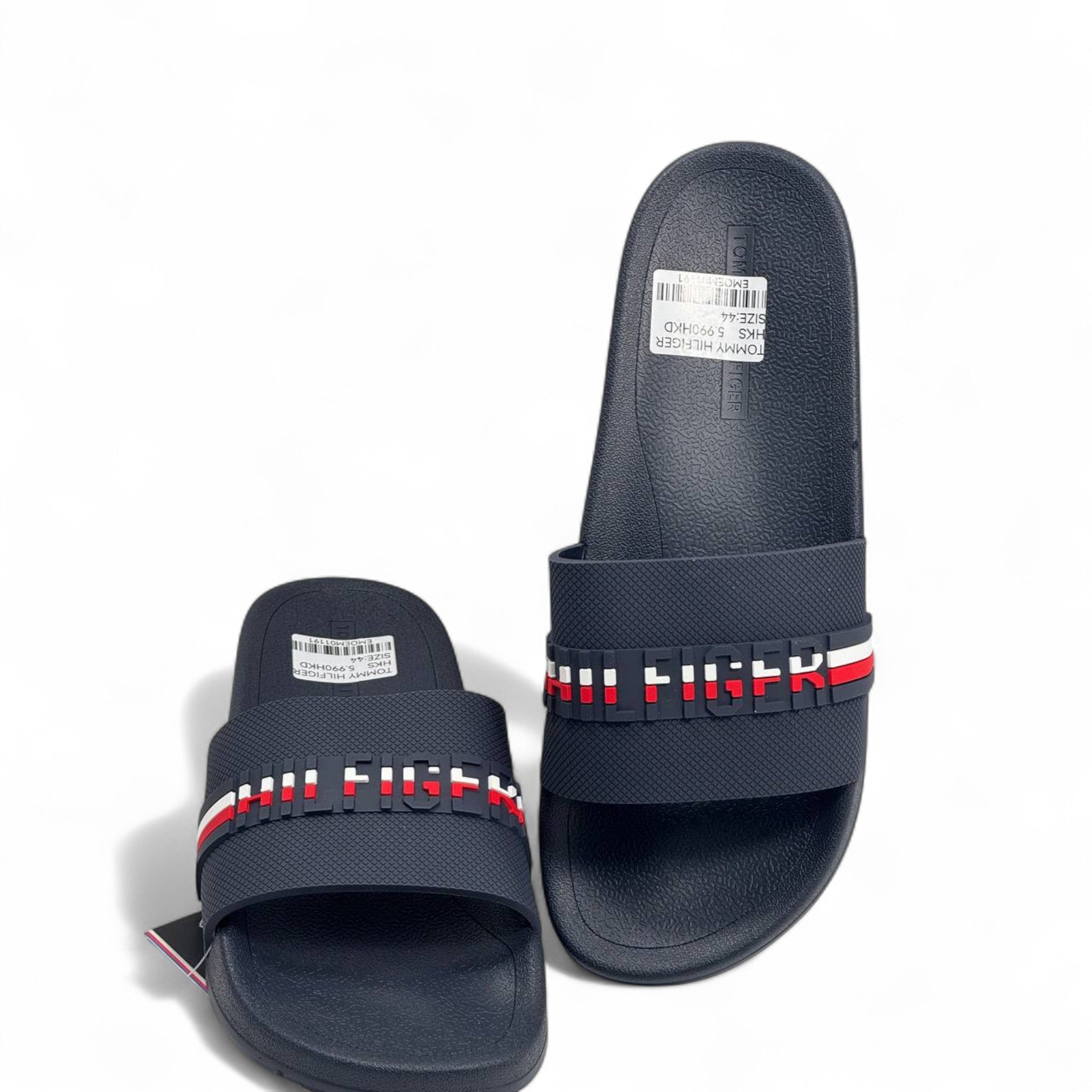 Tommy Hilfiger Navy Slides – Classic USA Vibe 🇺🇸🩴