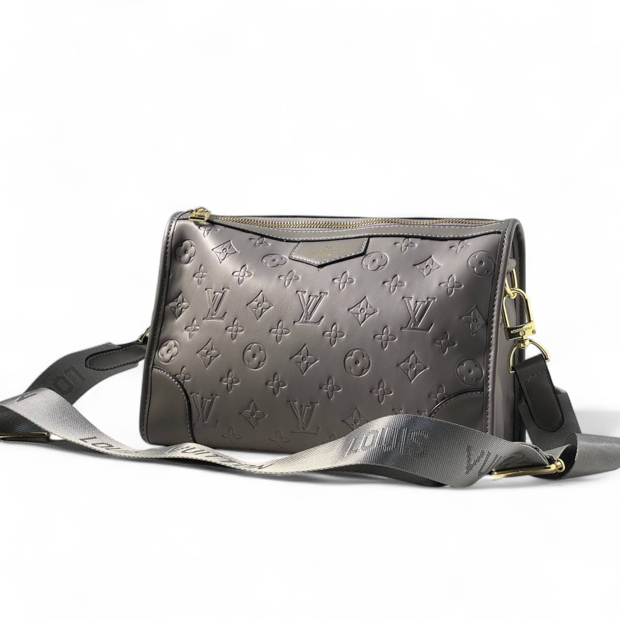 Louis Vuitton Gunmetal Monogram Crossbody Bag with Strap 💼✨