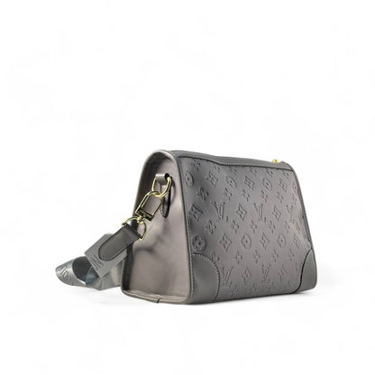 Louis Vuitton Gunmetal Monogram Crossbody Bag with Strap 💼✨