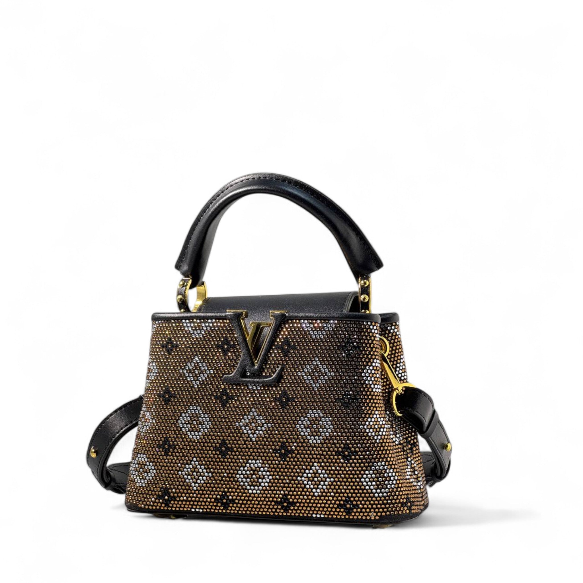 Louis Vuitton Crystal Monogram Top Handle Bag ✨💎