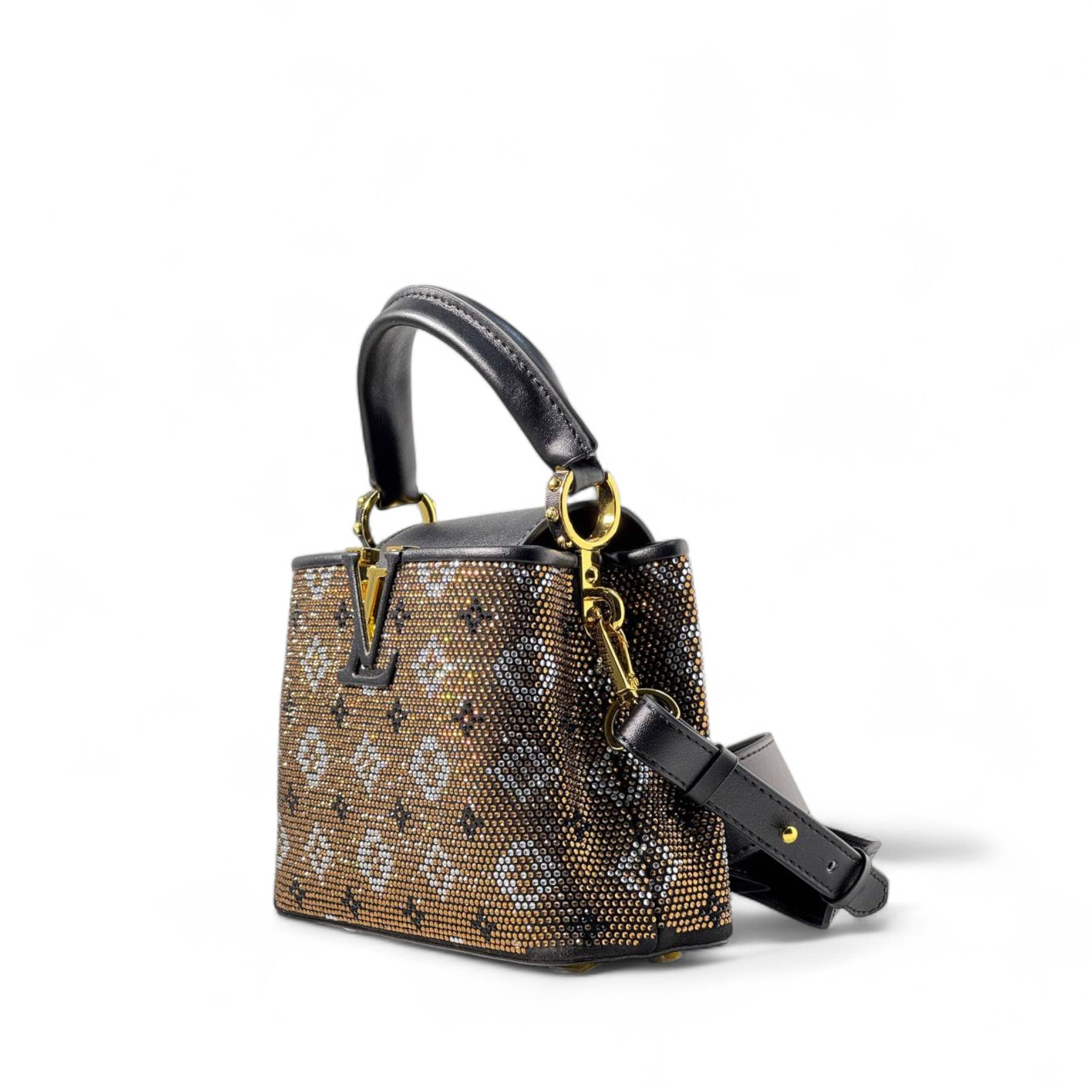 Louis Vuitton Crystal Monogram Top Handle Bag ✨💎