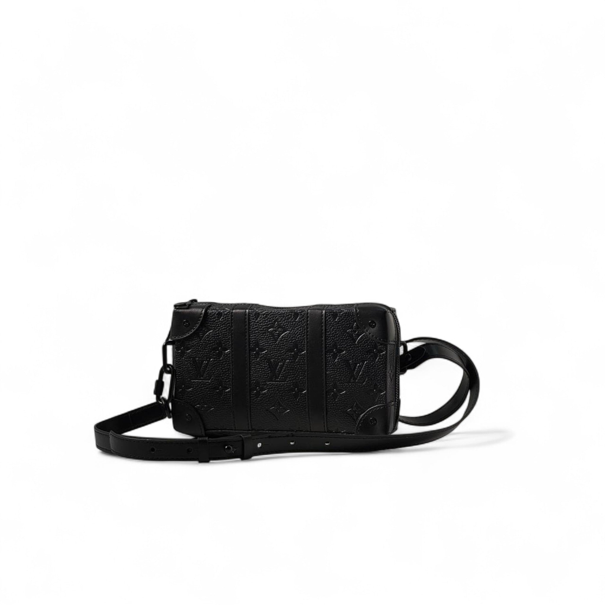 Louis Vuitton Mini Soft Trunk Black Monogram Leather Bag 🖤📦