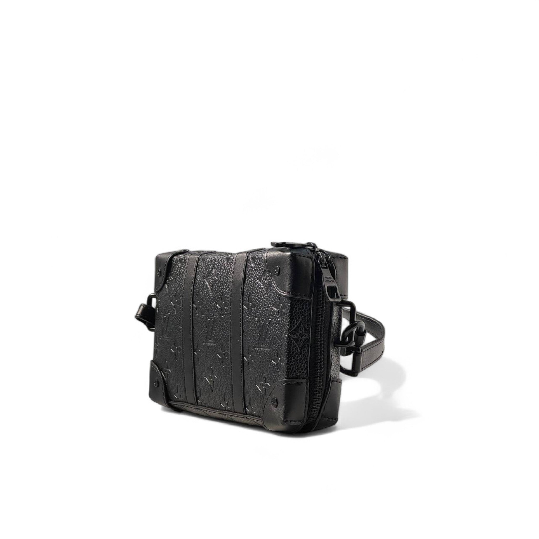 Louis Vuitton Mini Soft Trunk Black Monogram Leather Bag 🖤📦