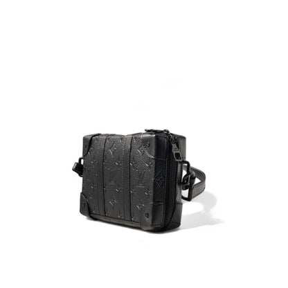 Louis Vuitton Mini Soft Trunk Black Monogram Leather Bag 🖤📦