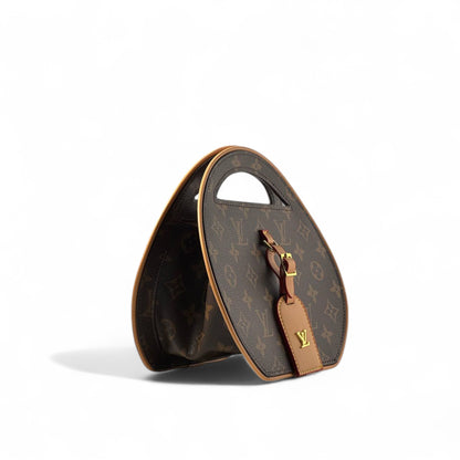 Louis Vuitton Round Monogram Handbag with Leather Tag 🧡👜