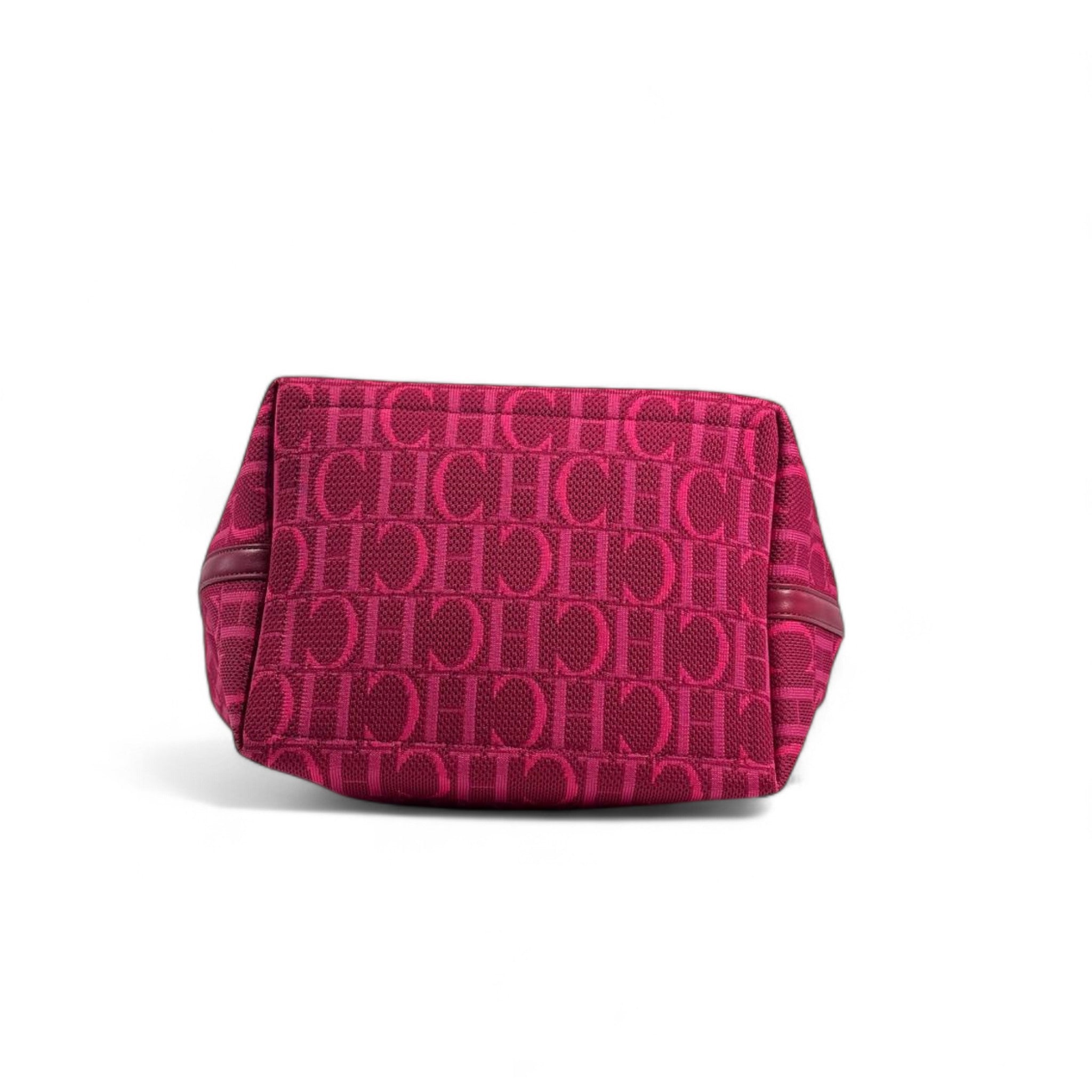 CH Carolina Herrera Fuchsia Tote Bag 💖✨ | Signature CH Monogram • Elegant Everyday Luxury