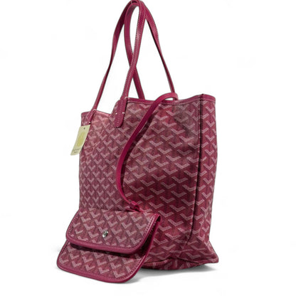 Goyard Tote Bag 💖✨ | Rose Pink • Signature Chevron Pattern • Matching Pouch