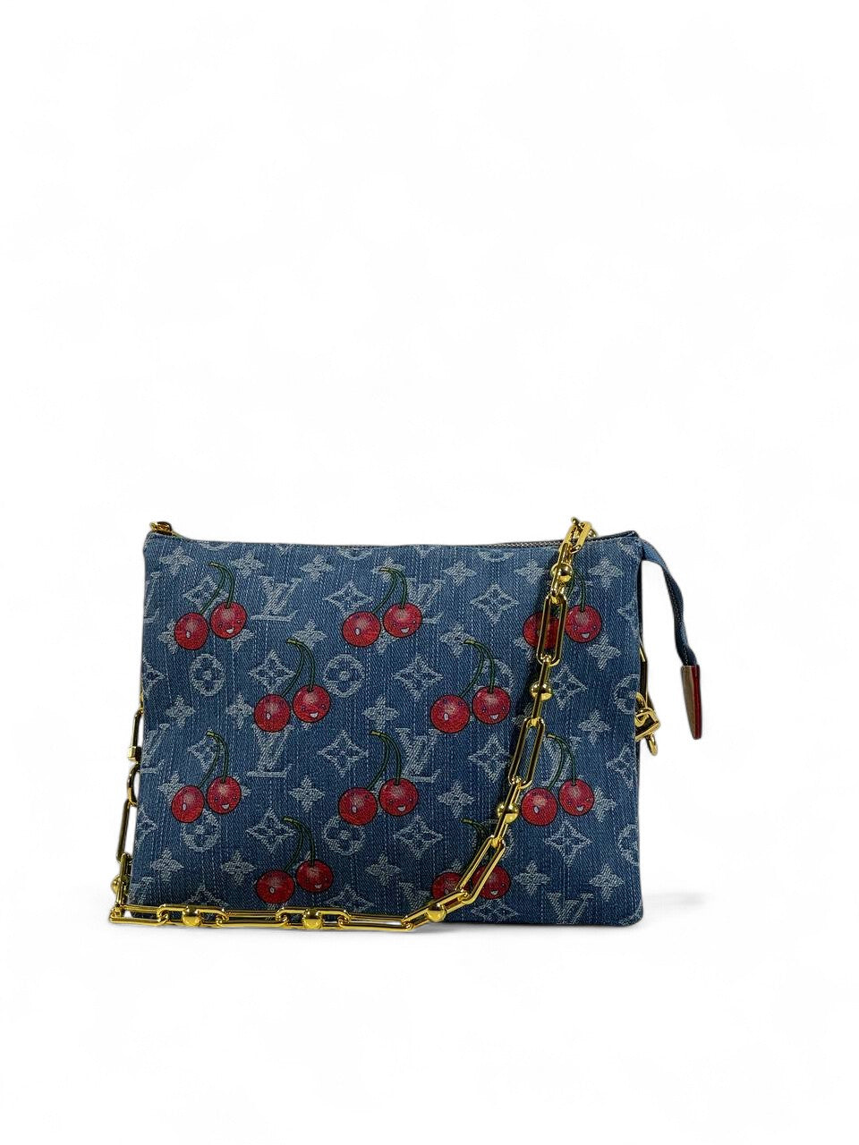🛍 Louis Vuitton Cherry Monogram Denim Bag 🍒✨ | Vintage Chic Icon