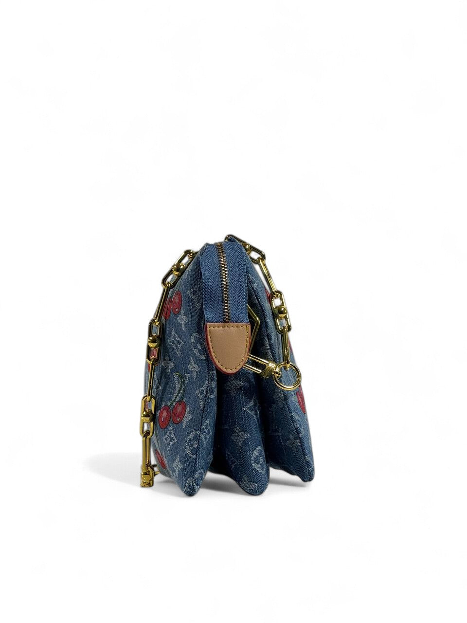 🛍 Louis Vuitton Cherry Monogram Denim Bag 🍒✨ | Vintage Chic Icon