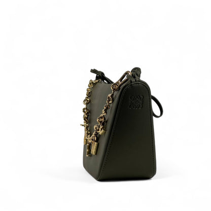 Loewe Black Chain Accent Shoulder Bag 🖤✨ | Timeless Luxury Statement