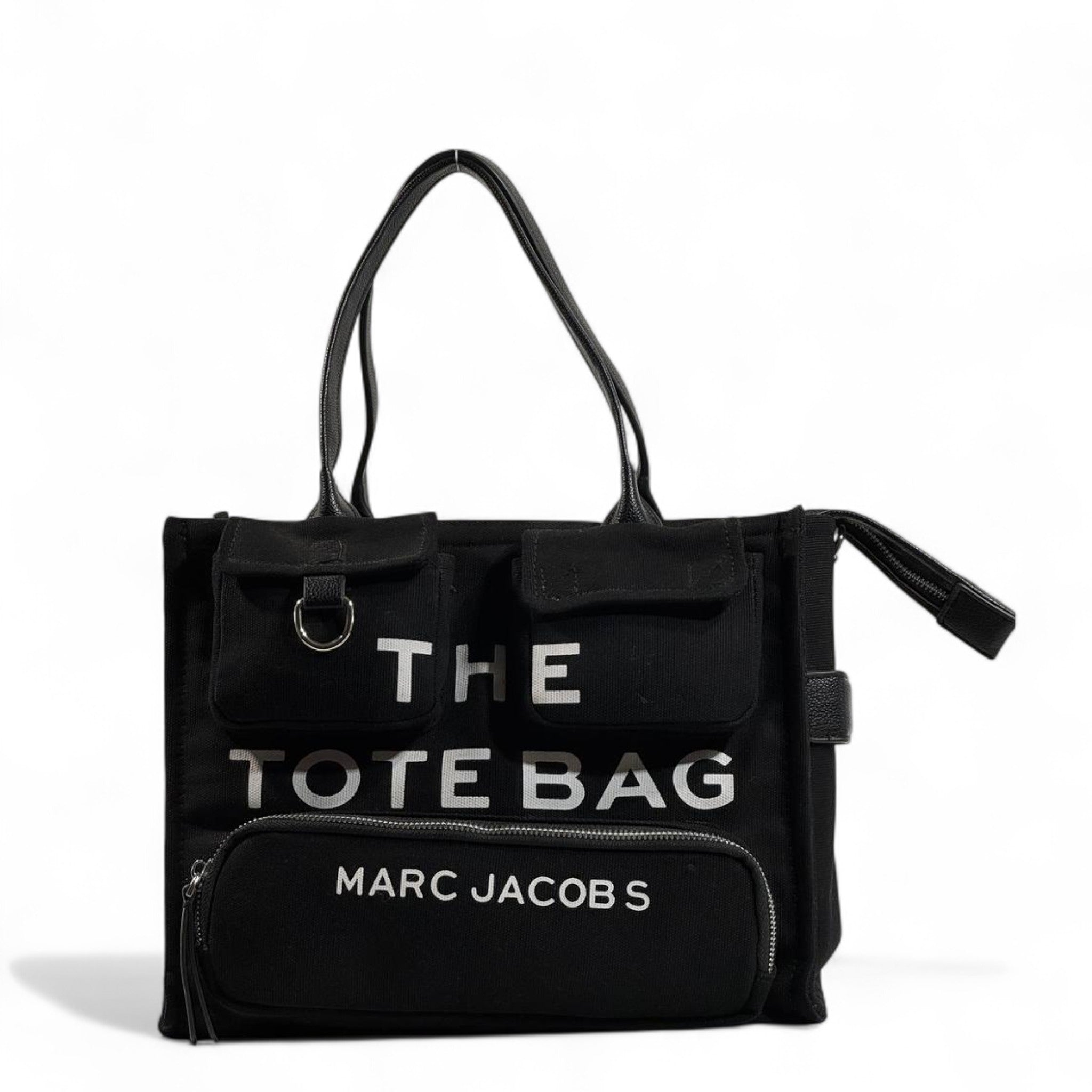 Marc Jacobs “The Tote Bag” 🖤 Black Multi-Pocket Edition | Urban Chic Tote