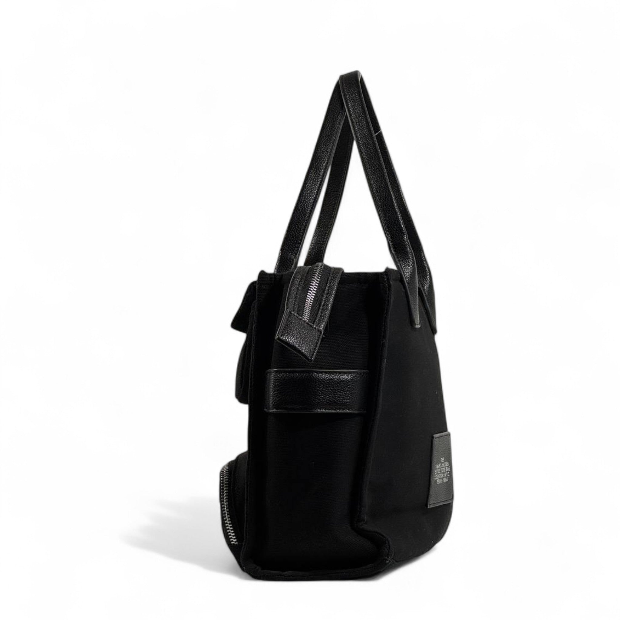 Marc Jacobs “The Tote Bag” 🖤 Black Multi-Pocket Edition | Urban Chic Tote