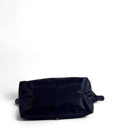 Longchamp Le Pliage Tote 💙 Pepsi Color (Navy & Red)