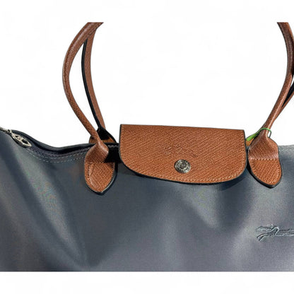 Longchamp Le Pliage Large Tote – Elegant Grey & Brown 🩶🤎