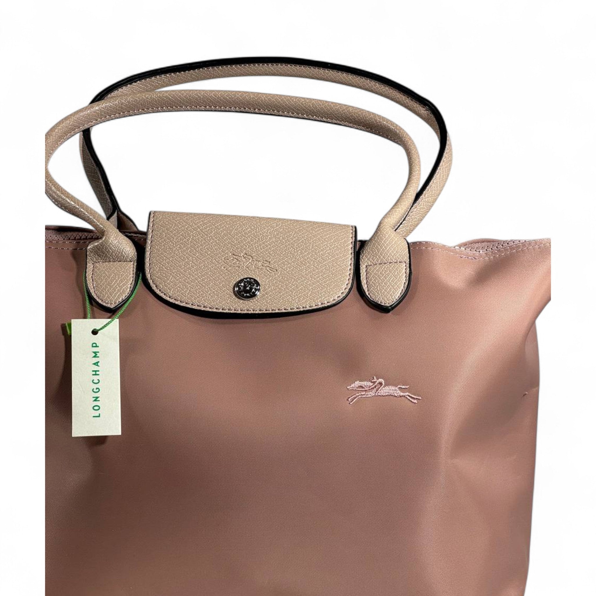 Longchamp Le Pliage Large Tote – Rose Nude & Beige Elegance 🩷🤍