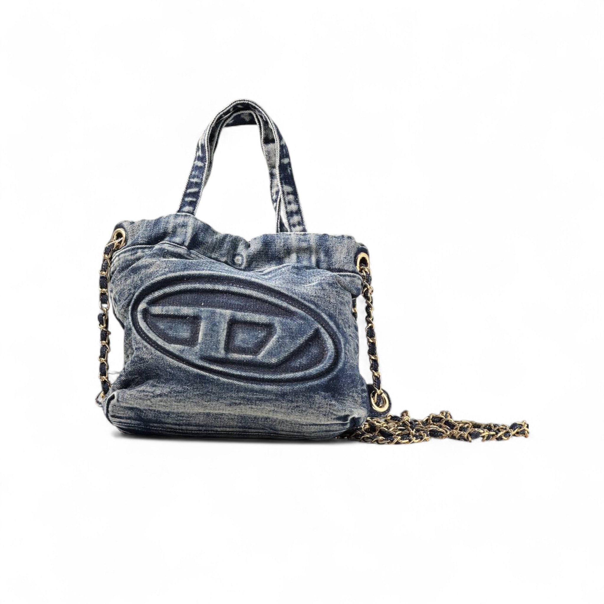 👜 Diesel Logo Denim Tote | Urban Iconic Look
