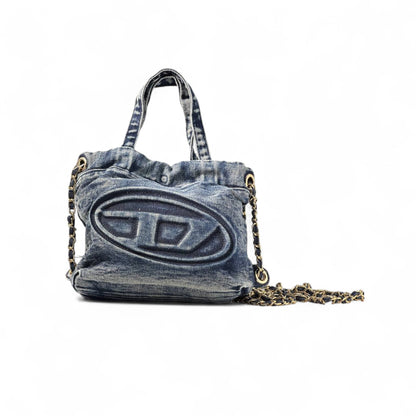 👜 Diesel Logo Denim Tote | Urban Iconic Look