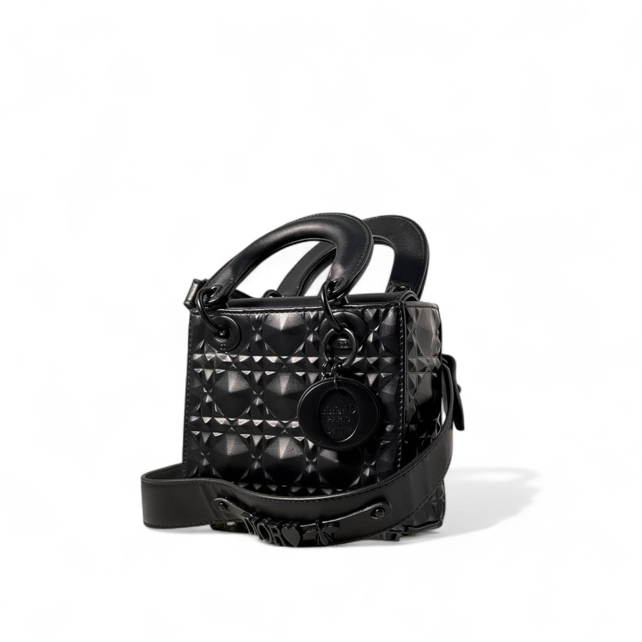 🖤 Dior Cannage Studded Mini Bag – Blackout Edition 🖤