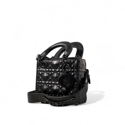 🖤 Dior Cannage Studded Mini Bag – Blackout Edition 🖤