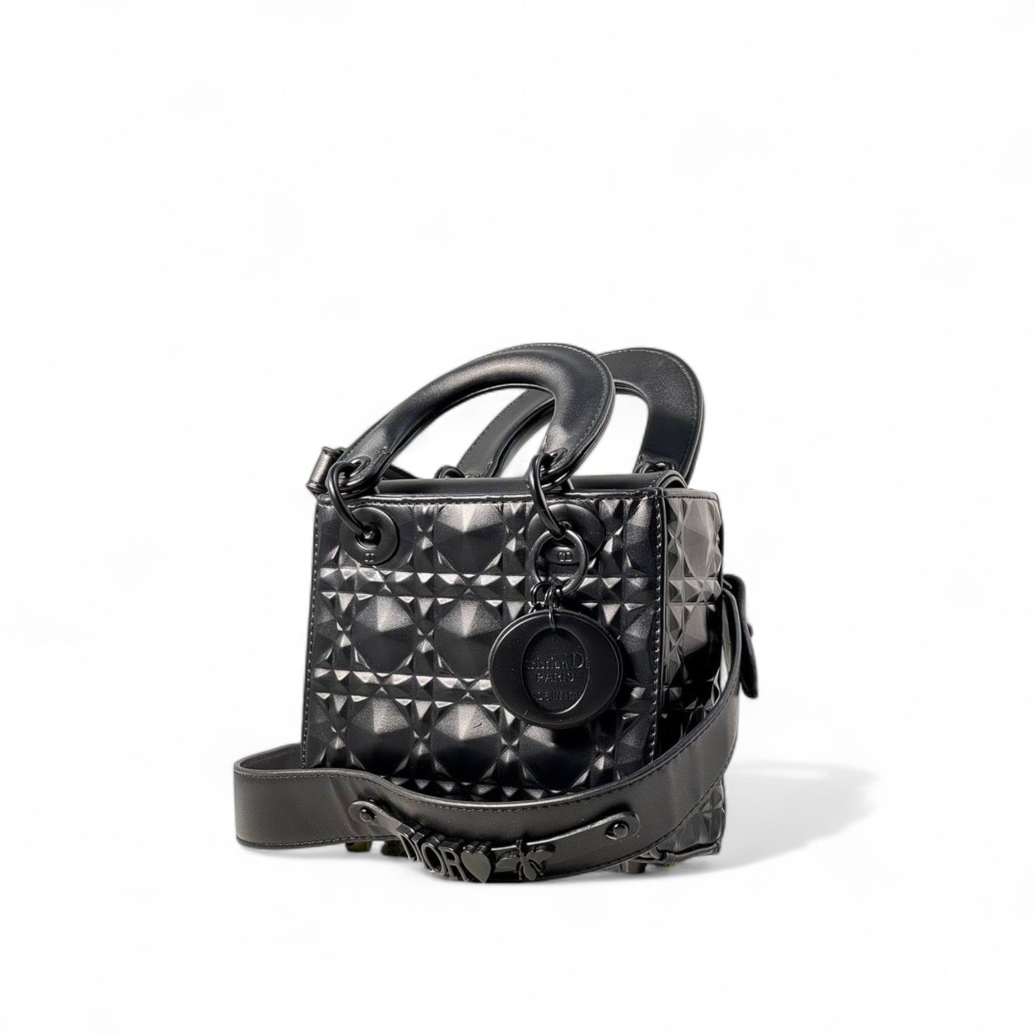 🖤 Dior Cannage Studded Mini Bag – Blackout Edition 🖤