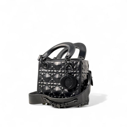 🖤 Dior Cannage Studded Mini Bag – Blackout Edition 🖤