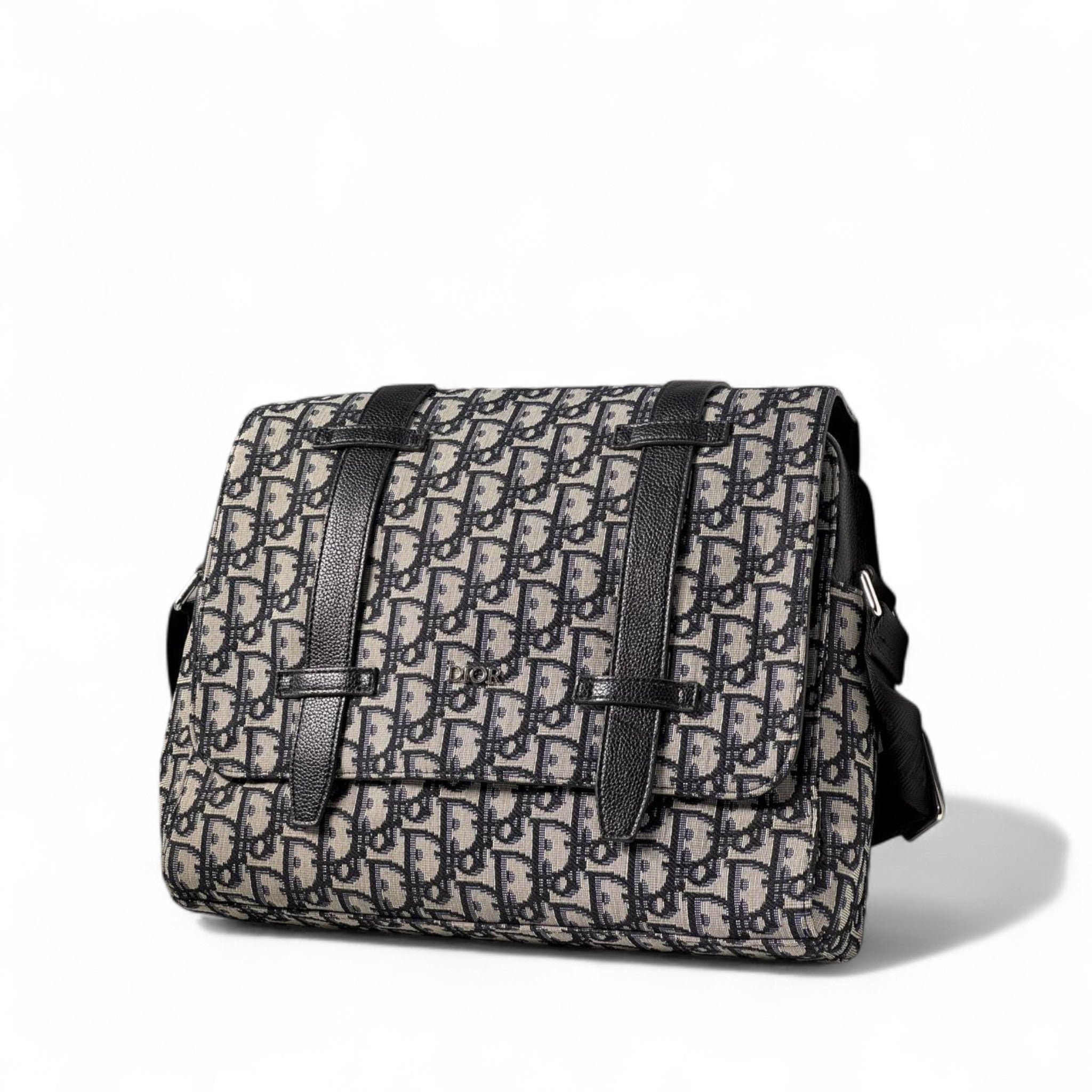 📩 Dior Oblique Canvas Messenger Bag – Monogram Edition 🖤