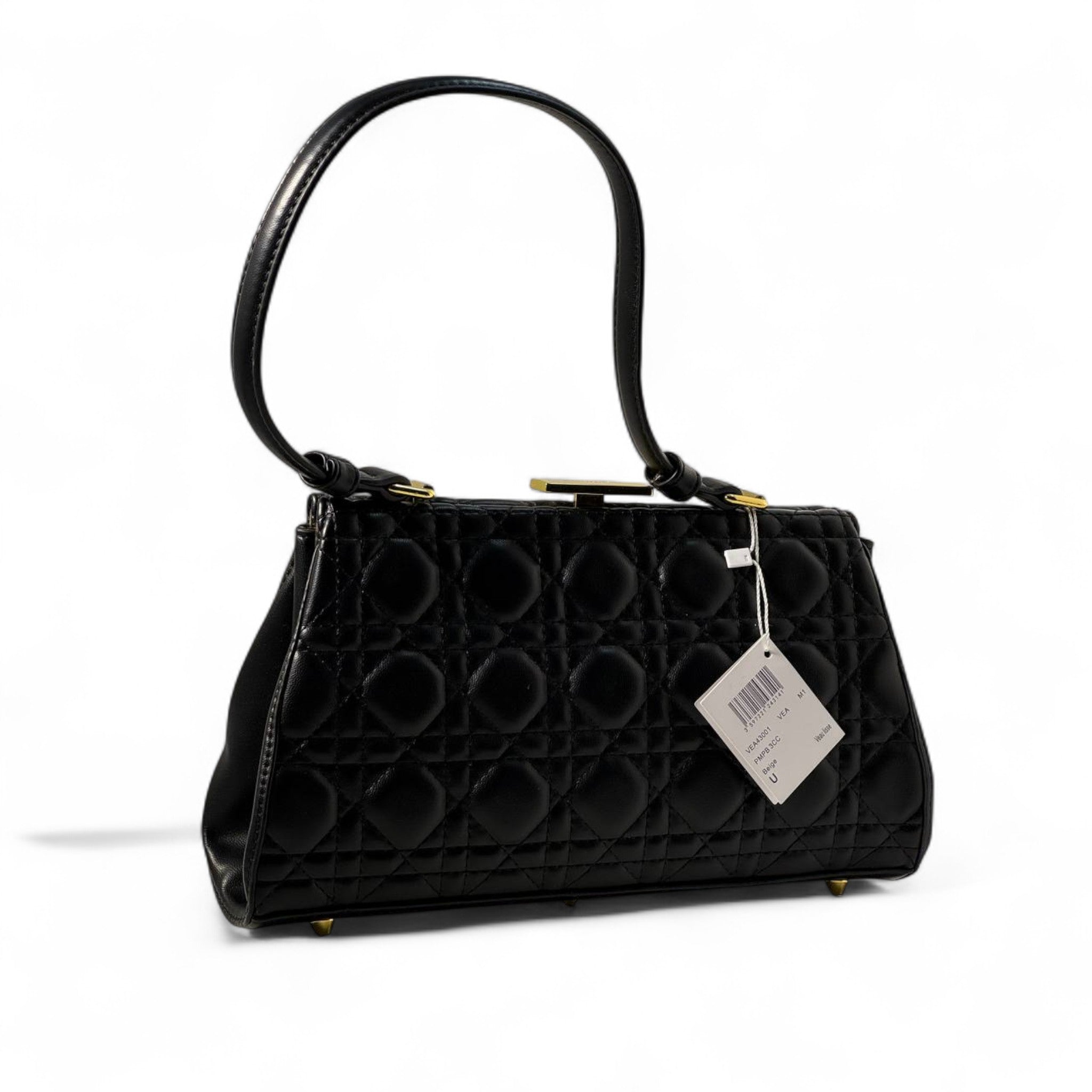 🖤 Dior Caro Frame Bag – Black Cannage Leather Elegance 🖤
