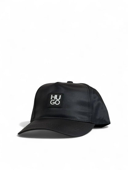 Hugo Black Luxe Logo Cap 🖤 | Sleek & Modern Streetwear