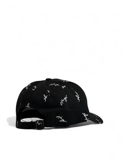 Hugo All-Over Signature Cap 🖤❤️ | Bold Streetwear Essential