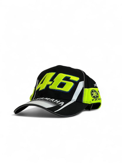 Yamaha x Valentino Rossi “46” Racing Cap 🖤💛 | MotoGP Legend Edition 🏁🔥