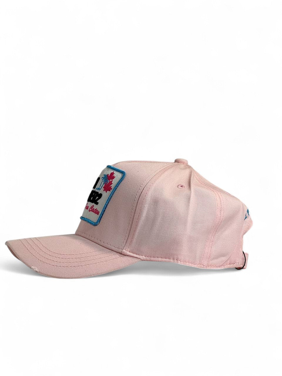 Dsquared2 Pink Rainbow Patch Cap 🌸🌈 | Bold Designer Streetwear