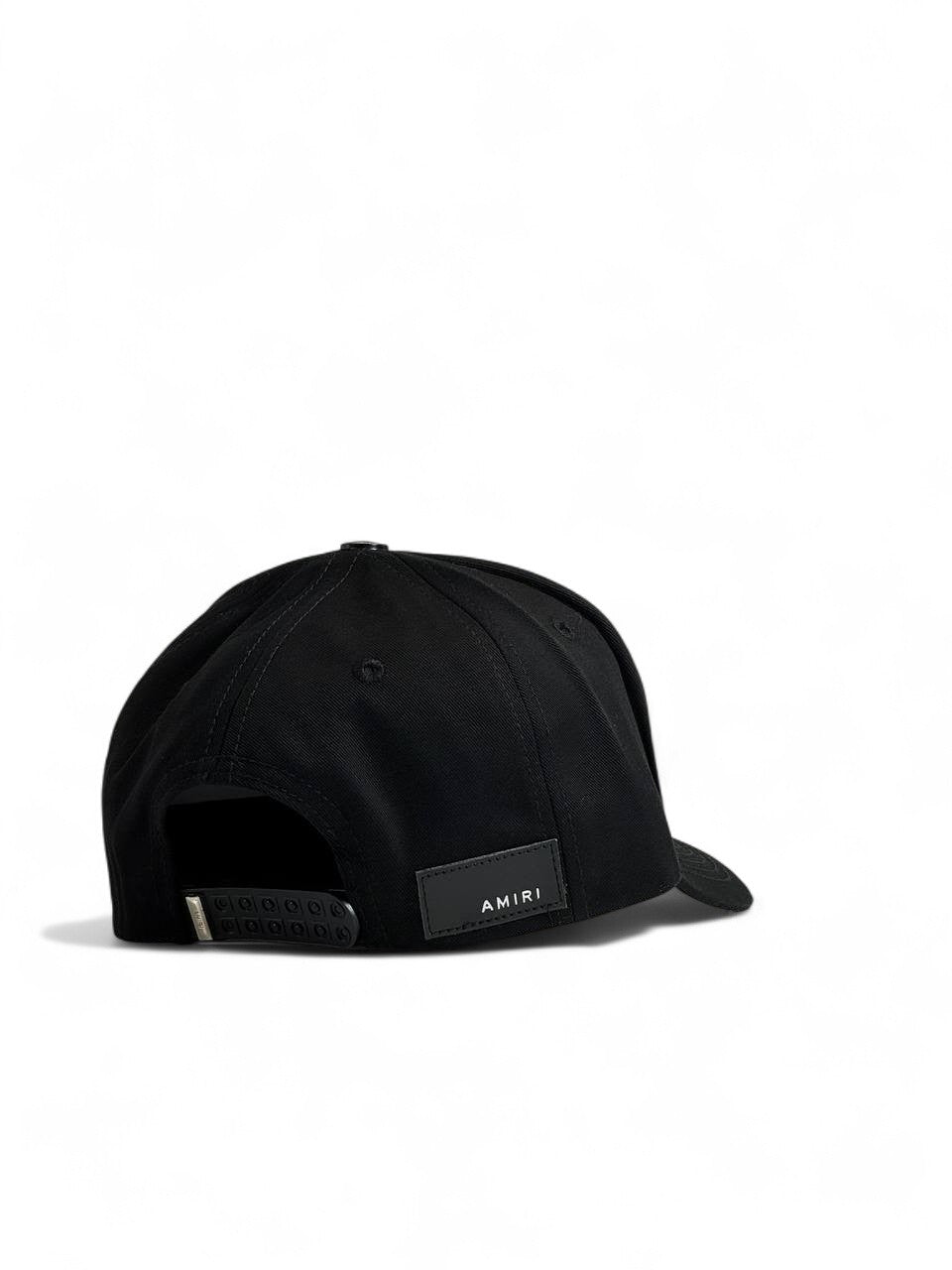Amiri Black Lace-Up Logo Cap 🖤🔥 | Bold Luxury Streetwear Statement